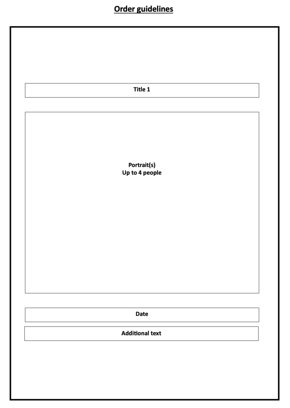 Custom Portrait - Clean and Minimalist Design